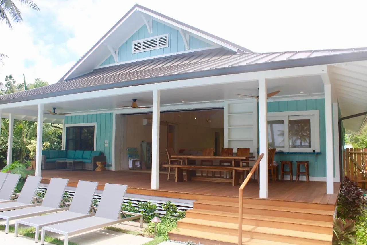 Nyaraló Gorgeous Renovated 1937 Plantation Style Beach House 50 Steps To The Center Of The Beach Home Kailua