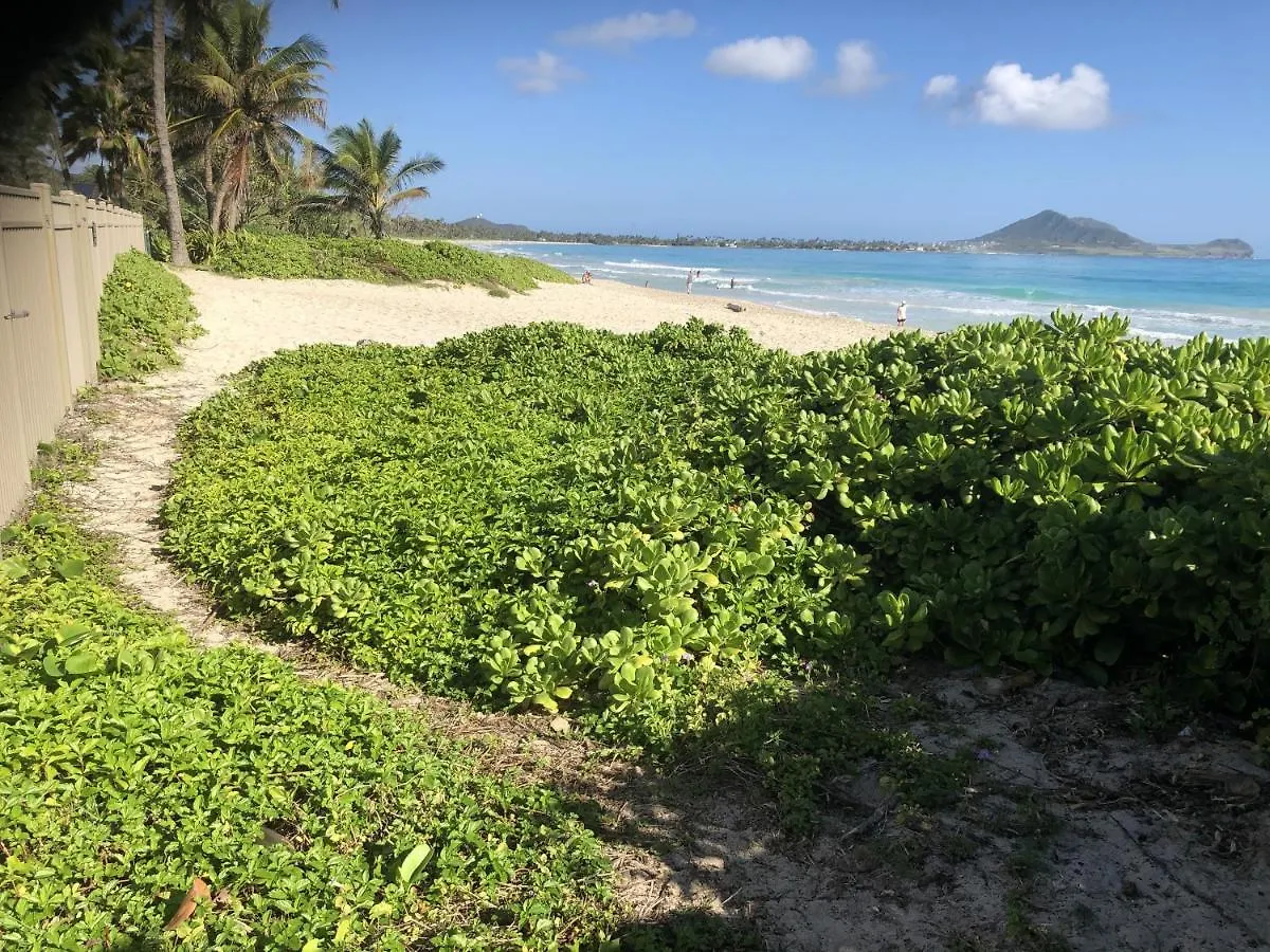 Nyaraló Gorgeous Renovated 1937 Plantation Style Beach House 50 Steps To The Center Of The Beach Home Kailua
