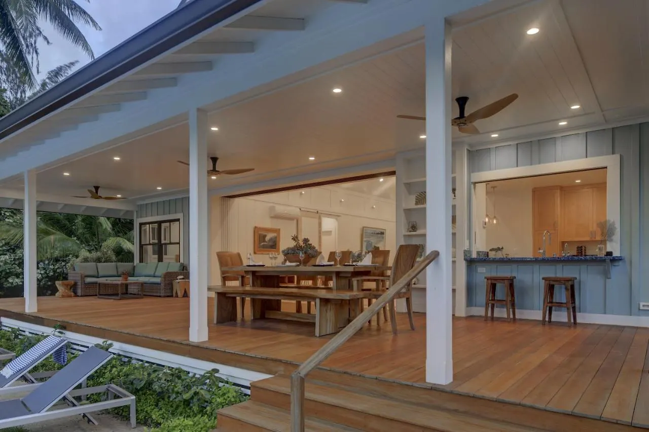 Nyaraló Gorgeous Renovated 1937 Plantation Style Beach House 50 Steps To The Center Of The Beach Home Kailua
